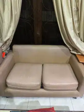 JUAL sofa minimalis 2 seater empuk ruang keluarga / bangku tamu modern