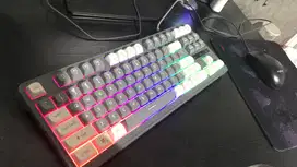 Rexus Keyboard TKL Gaming Battlefire K87M Retro Classic RGB Led