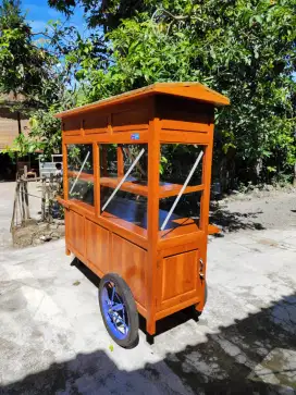 Gerobak Angkringan Bakso Mie Ayam PeceL Bubur Sate Martabak Ronde dlL