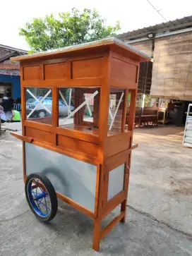 Gerobak Angkringan Bakso Mie Ayam PeceL Bubur Sate Martabak Ronde dlL