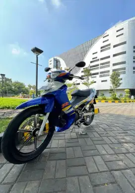 Satria hiu warna asli biru plat lumajang