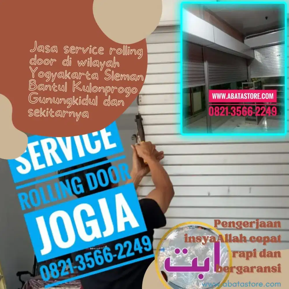 Service rolling door jogja Sleman bantul