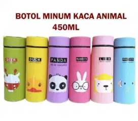 Kaca botol minum karakter