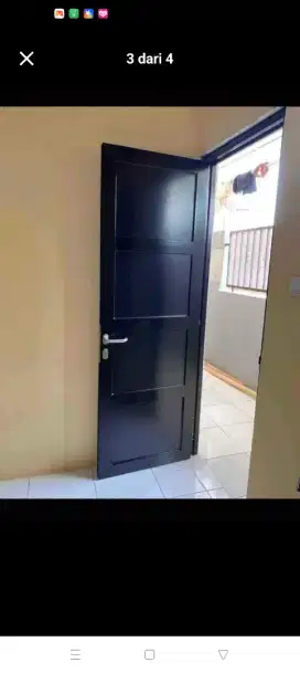 Jual kusen pintu satu dan pintu dua dari bahan aluminium dan kayu