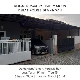 Rumah Murah Madiun Demangan 2 KT 1 KM Dekat Polres Demangan