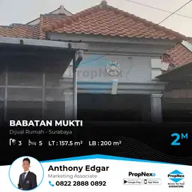 FOR SALE RUMAH BABATAN MUKTI