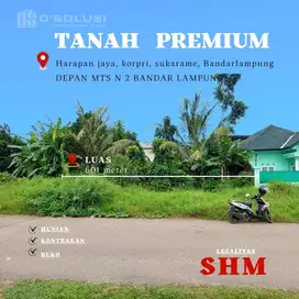 tanah di korpri dekat itera cocok untuk kosan, kontrakan dan rumah