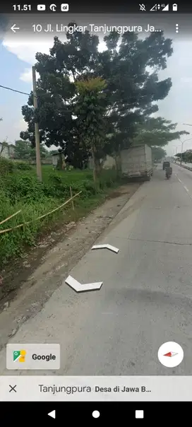 Tanah padat lokasi emas jalan baru karawang