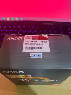 AMD Processor Ryzen 7 5800X without Cooler