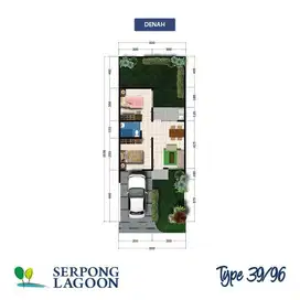 Dijual cepat rumah minimalis di Serpong Lagoon Setu