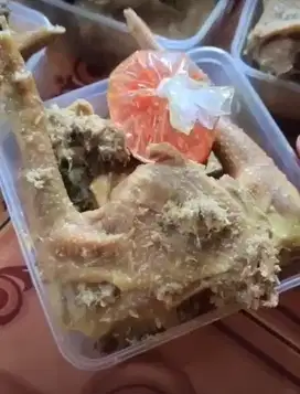 Ayam kampung ukep matang tinggal makan