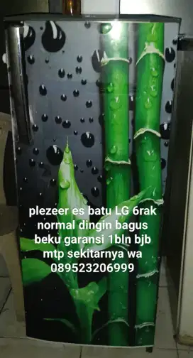 Plezeer es batu LG 6rak normal dingin bagus beku kaya di Poto