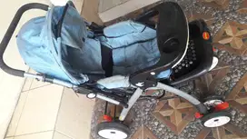 Jual baby stroller jumbo bekas roda 4