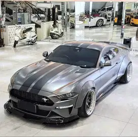 Ford Mustang 2.3 Ecoboost 2022 Orange 2022 (Modified Liberty Walk)