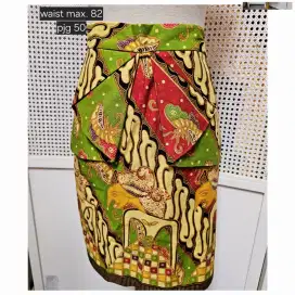 Rok batik wayang etnik premium