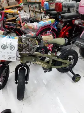 United Kids Bike 12 Tank Bisa Cicilan dengan AEON FAST