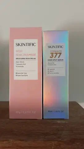 Set Skintific MSH Niacinamide Moist Gel & Symwhite 377 serum