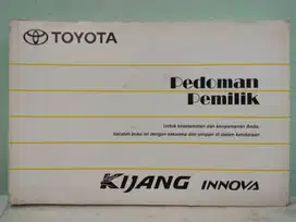 Buku Petunjuk / Buku Pedoman Buat Toyota Kijang Innova/Inova Cuma 275K