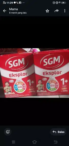 Susu Sgm 1+ 900 gram