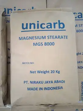 Jual Magnesium Stearate 20 kg per sak