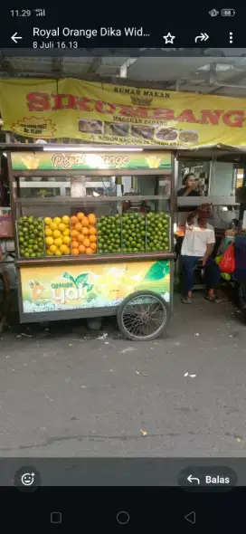 Lowongan jaga stand Royal orange