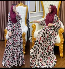 Ready Gamis Pita tangan balon