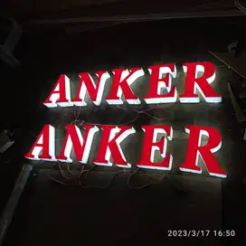 Produksi Neon Box, Huruf Timbul dan Papan Nama Custom