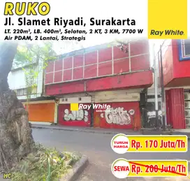 Disewakan Ruko di Jl. Slamet Riyadi Surakarta