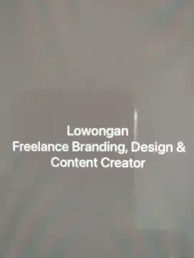 Branding Design Content Creator