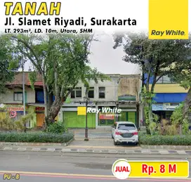 Dijual Tanah di Jl. Slamet Riyadi Surakarta