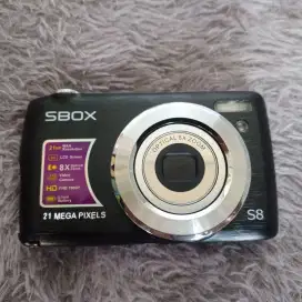 SBOX S8 Camera Digital/ Kamera Pocket Warna Hitam