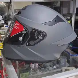 HELM KYT TT COURSE PLAIN MATT GORILLA GREY FULL FACE