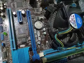 Motherboard Asus H61m + Core i7-2600K