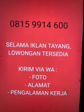 Lowongan karyawan angkringan