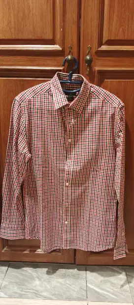 KEMEJA H&M kotak kotak Original 100%