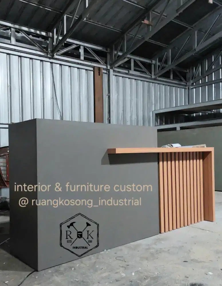 MEJA RECEPTIONIST CUSTOM