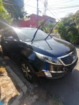 Dijual KIA Sportage, type EX AT, pemakai, mulus, hitam, tinggal pakai,