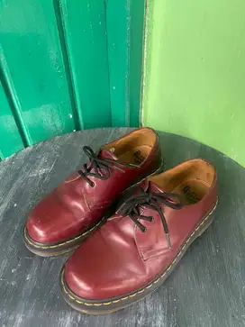 Dr martens 1461 maroon preloved koleksi pribadi