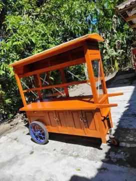 Gerobak Angkringan Bakso Mie Ayam PeceL Bubur Sate Martabak Ronde dlL