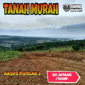 DIJUAL CEPAT TANAH MURAH 60JUTAAN/100M