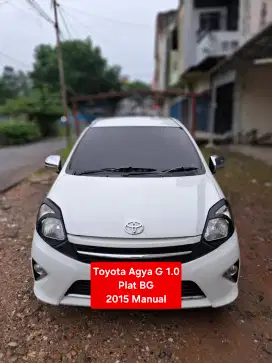 Toyota Agya G 1.0 Manual Plat BG