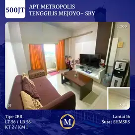 Apartemen Metropolis 2BR Bisa KPR dkt UBAYA Tenggilis Mejoyo Jemursari