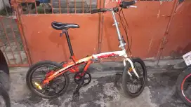 Sepeda Lipat Phoenix Asli 20 Shimano 6 speed