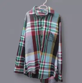 Kameja flanel pria sz L