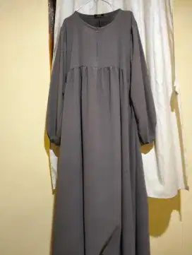 Gamis warna coklat