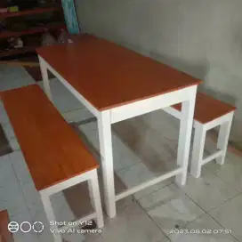 Set meja kursi makan/kafe/resto