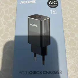 Acome Charger 18W QC3.0 AiC Fast Charging (AC01)