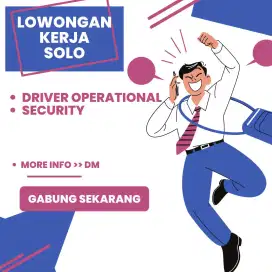 LOKER DRIVER DAN SECURITY