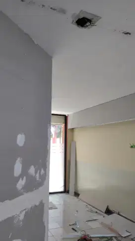 Partisi gypsum sekat Ruko