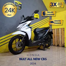 BEAT NEW CBS 2024 MODEL TERBARU KILOMETER RENDAH SEPERTI BARU